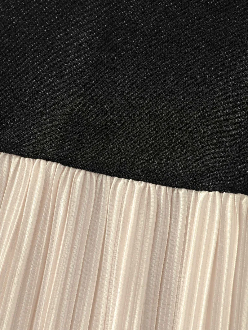 Stretchy Slit Sleeve Waist-Tie Maxi Dress