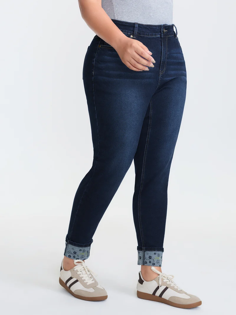 Mid Rise Skinny-Fit Jeans