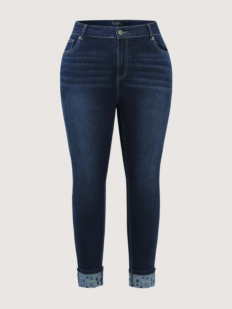 Mid Rise Skinny-Fit Jeans