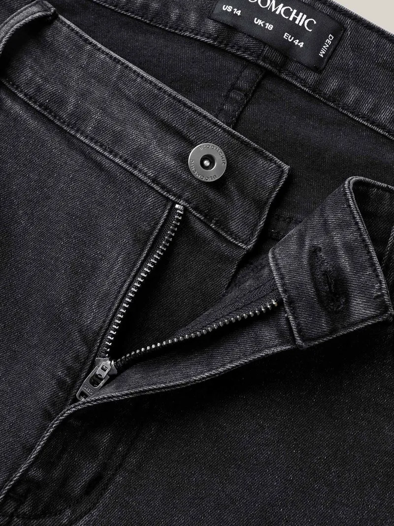 Stretchy Classic Bootcut Mid-Rise Jeans