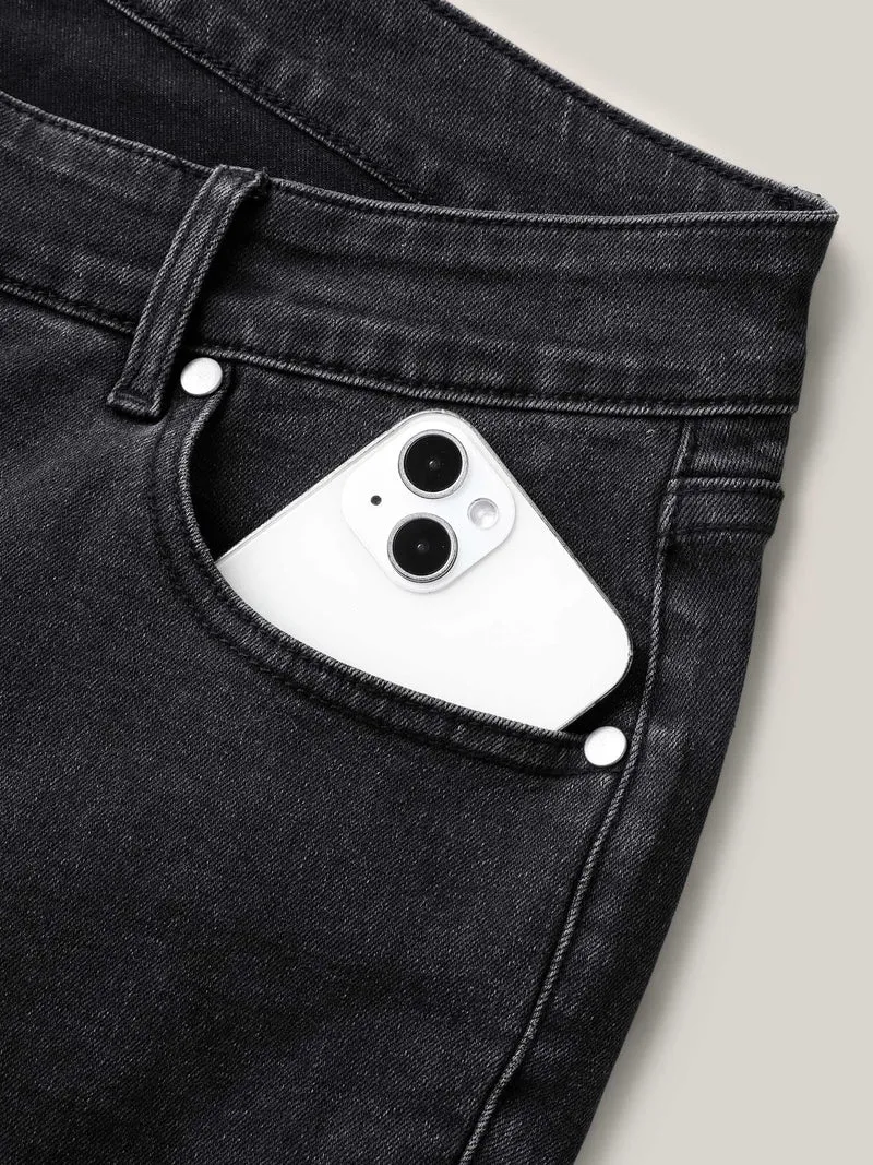 Stretchy Classic Bootcut Mid-Rise Jeans