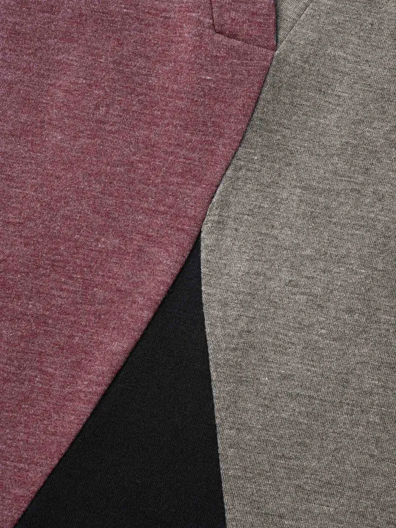 Color Block Flowy Split Neck Tank Top