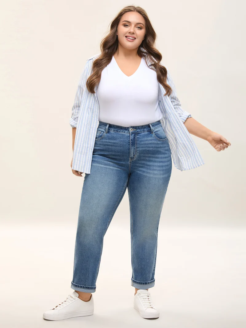 Classic Cut Boyfriend Jeans