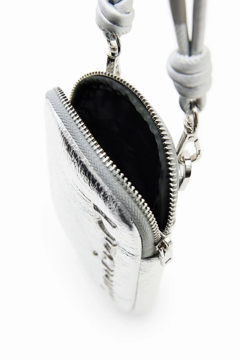 Porte-smartphone portefeuille effet cuir