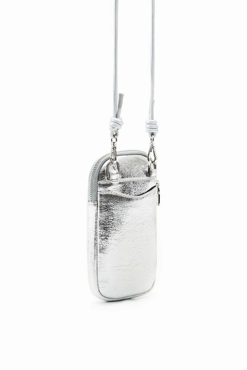 Porte-smartphone portefeuille effet cuir