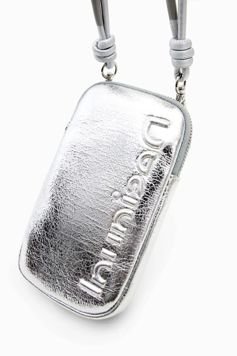 Porte-smartphone portefeuille effet cuir