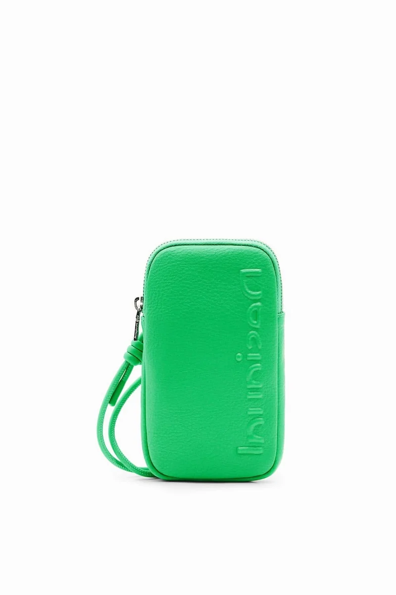 Porte-smartphone portefeuille effet cuir