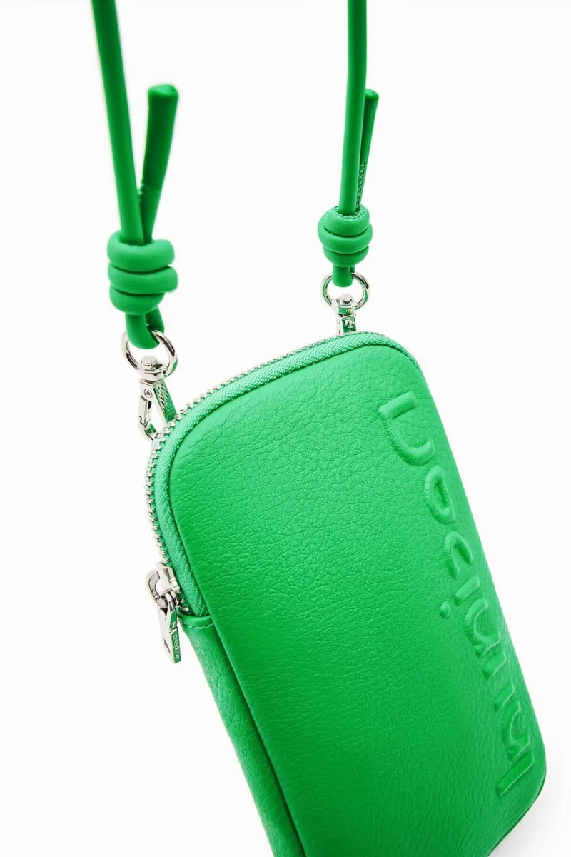 Porte-smartphone portefeuille effet cuir