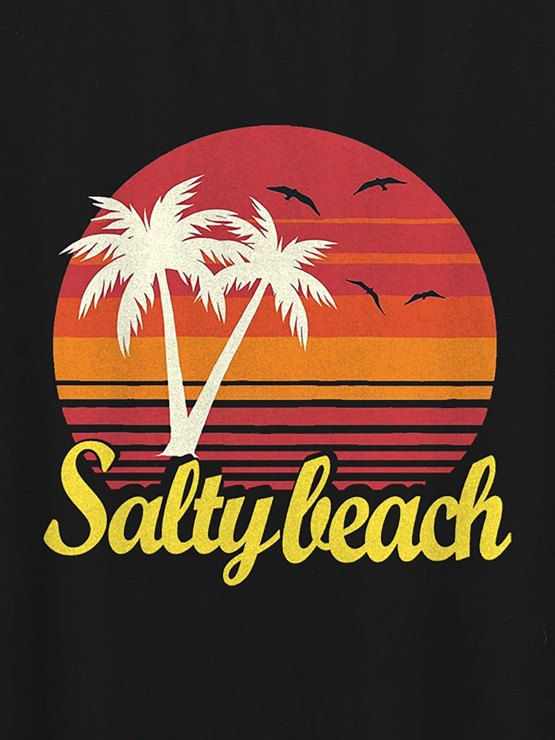 Sunset Vibes Round Neck T-Shirt