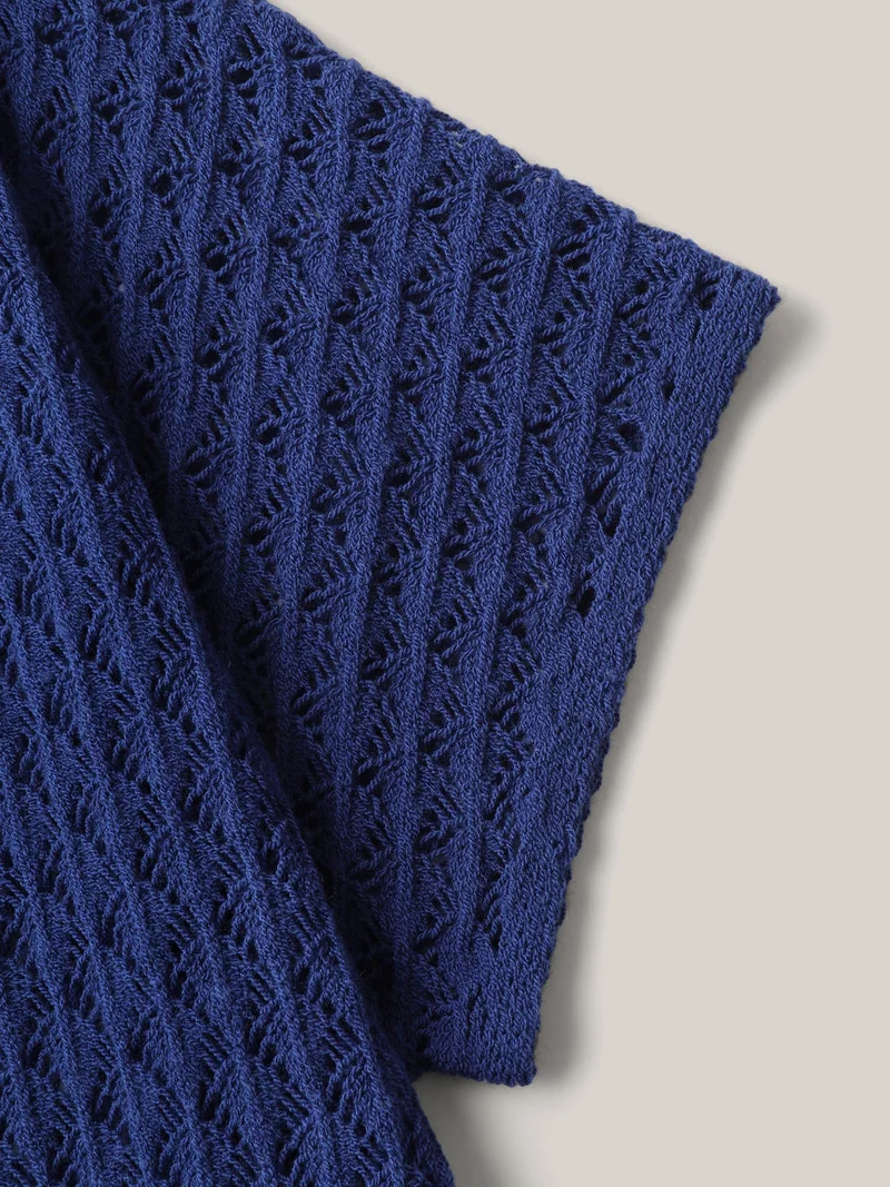 Crochet Waist-Defining Swim Cover-Up