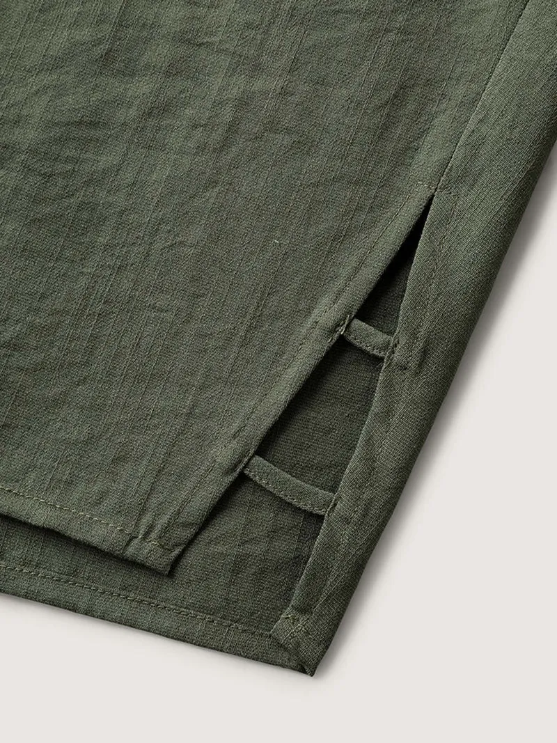 Stretchy Waist Straight-Leg Capri Pants