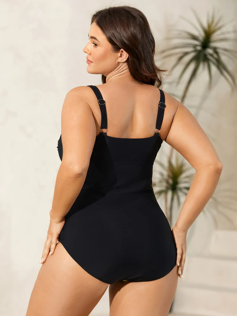 Fruit Party Ruched One-Piece Swimsuit