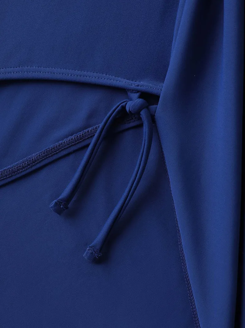 Anti-Float Ties Detachable Starfish Brooch Swim Dress