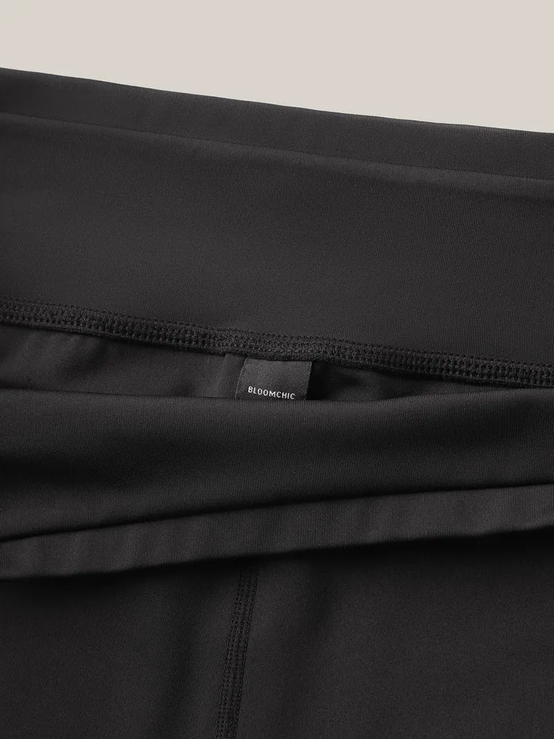 Wide Waistband Yoga Stretch Tight Pants