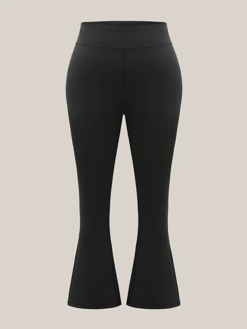Wide Waistband Yoga Stretch Tight Pants