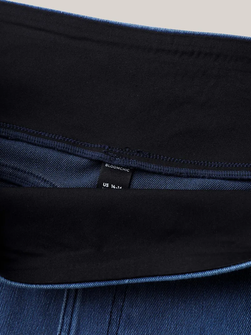 Yoga Stretchy Skinny-Fit Knit Jeans