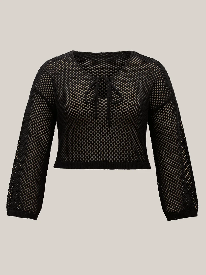 Two-Piece Cut-Out Swim Cover-Up