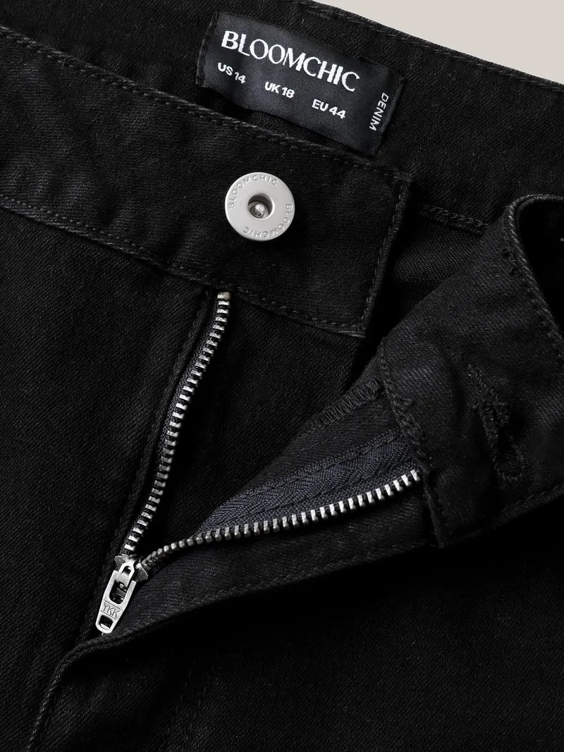 Classic Straight-Leg High-Rise Jeans