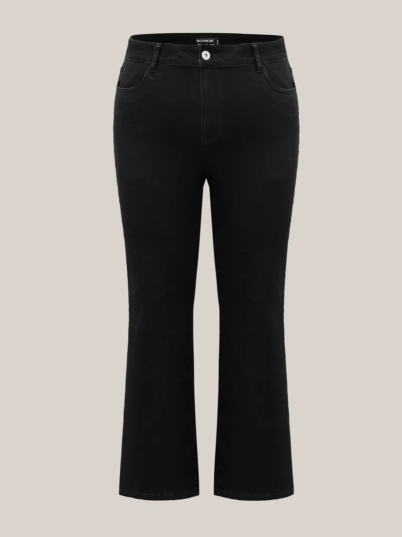 Classic Straight-Leg High-Rise Jeans