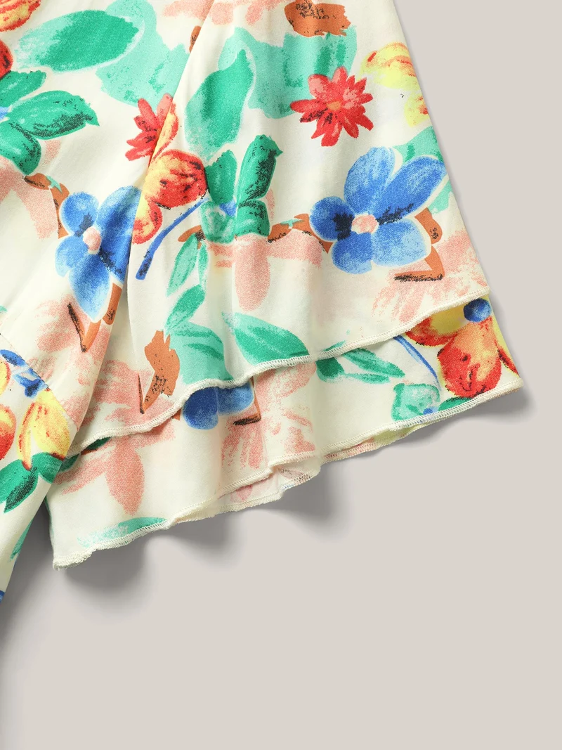 Sunkissed Florals Pockets Midi Dress
