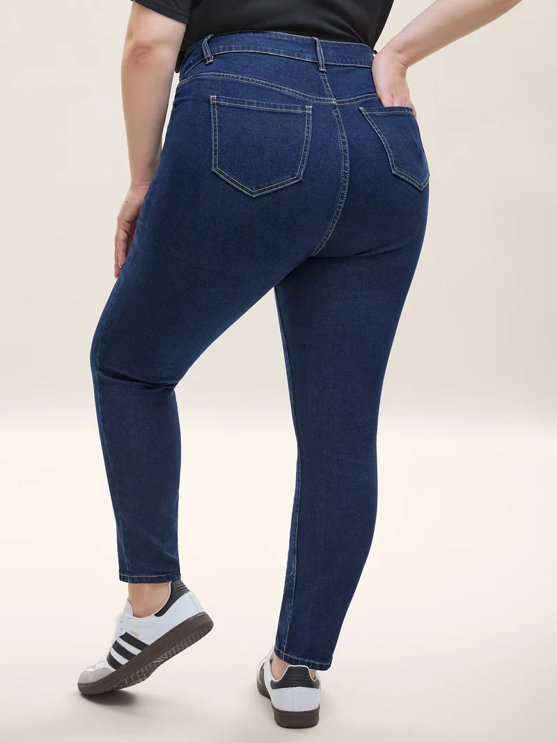 Mid Rise Skinny-Fit Classic Jeans