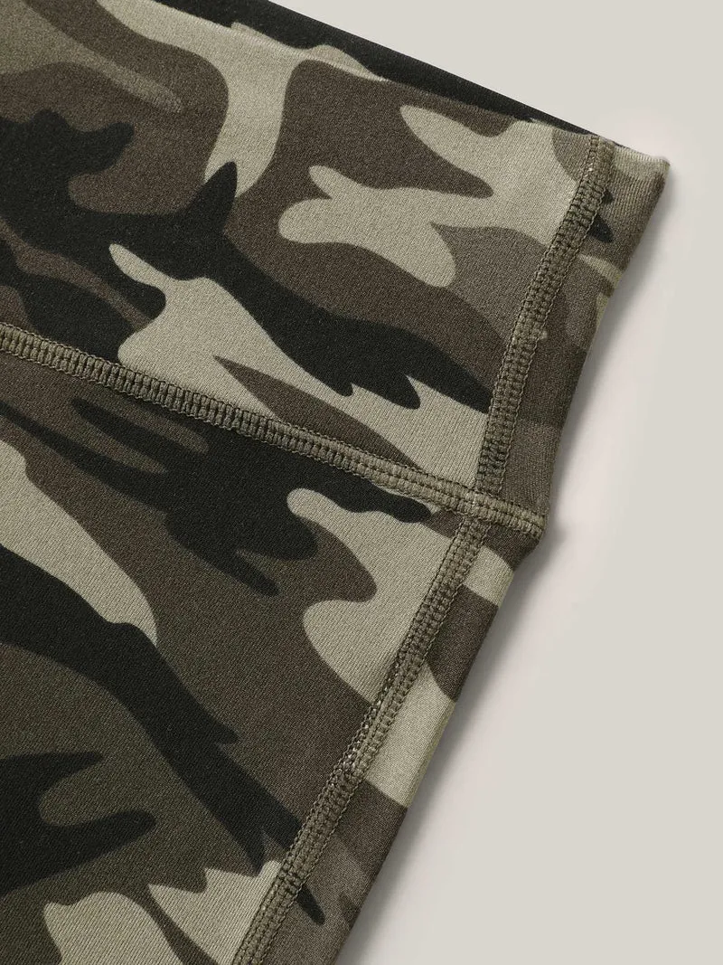 Camouflage Print Stretch Leggings