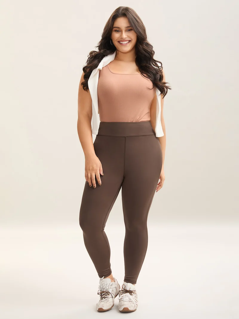 Easy-Wear Mid Rise Skinny-Fit Leggings