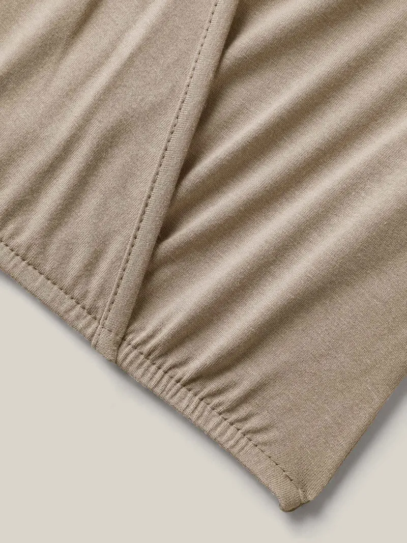 Supersoft Plain V-Neck Wrap Front T-Shirt