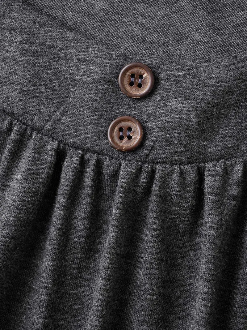 Pleated Button Detail Tank Top