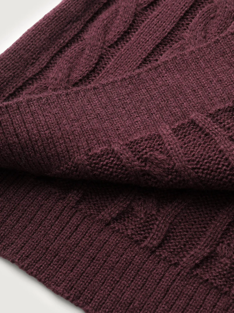 Twist Textured Notched Lapels Knit Cardigan