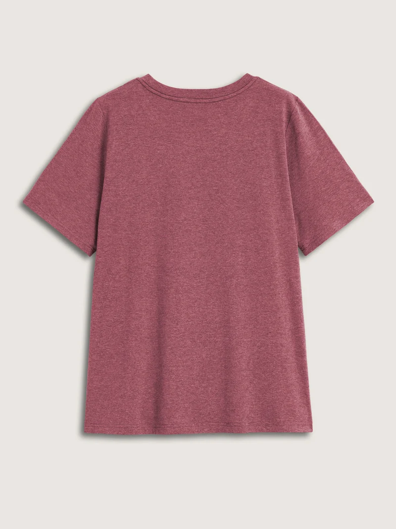 Wild Letters Round Neck T-Shirt