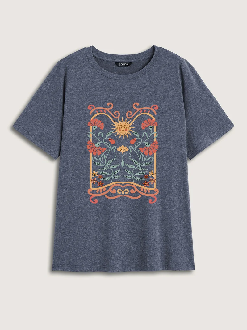 Sunkissed Forever Round Neck T-Shirt