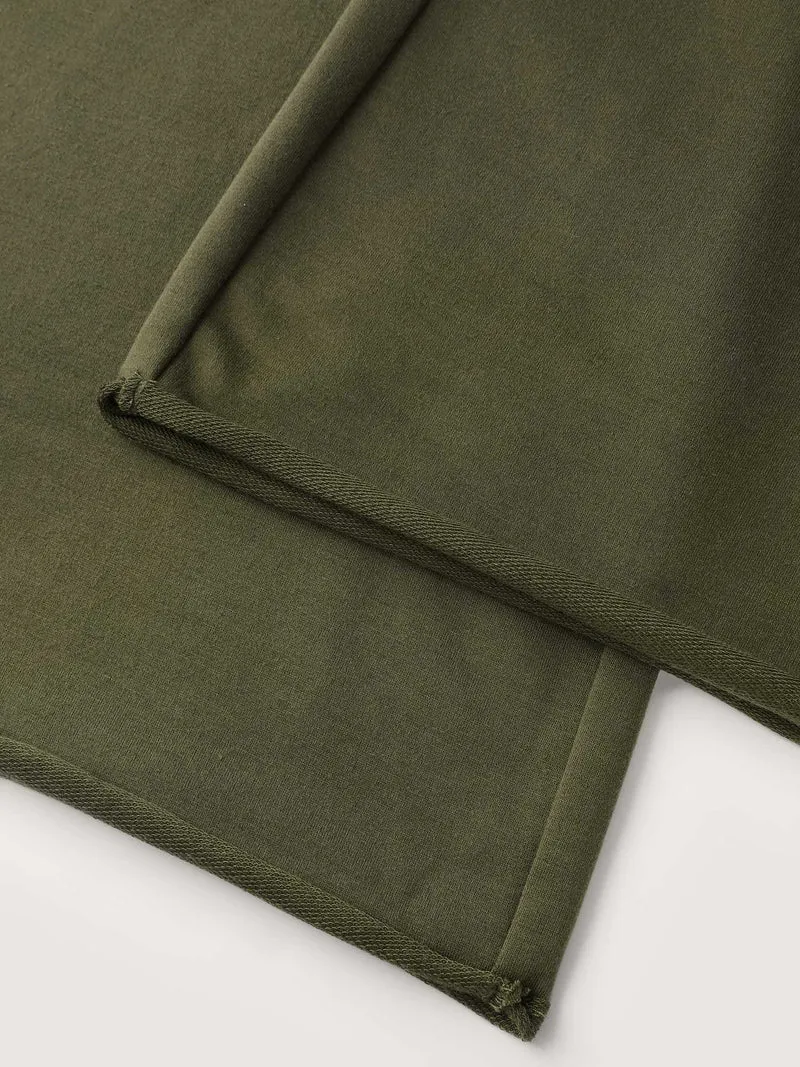 Shirred Waist-Tie Wide-Leg Pants