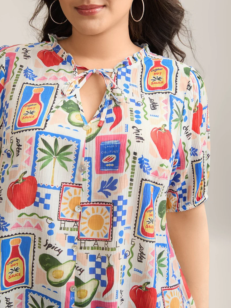 Supersoft Sunny Adventure Print Blouse