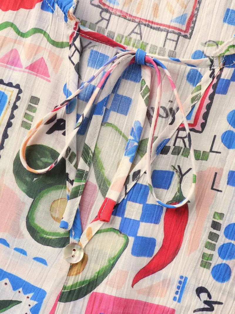 Supersoft Sunny Adventure Print Blouse