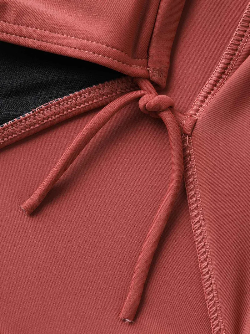 Anti-Float Ties Crossover Swim Dress