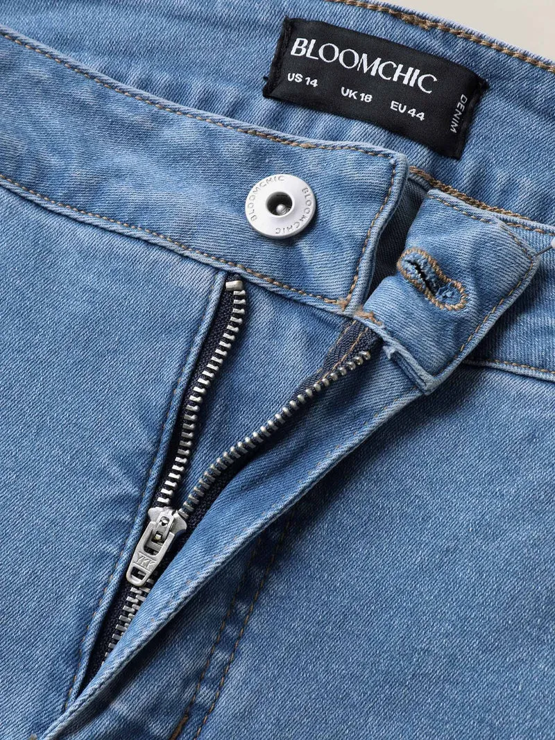 Classic Skinny-Fit Mid Rise Jeans