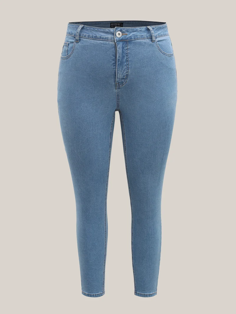 Classic Skinny-Fit Mid Rise Jeans