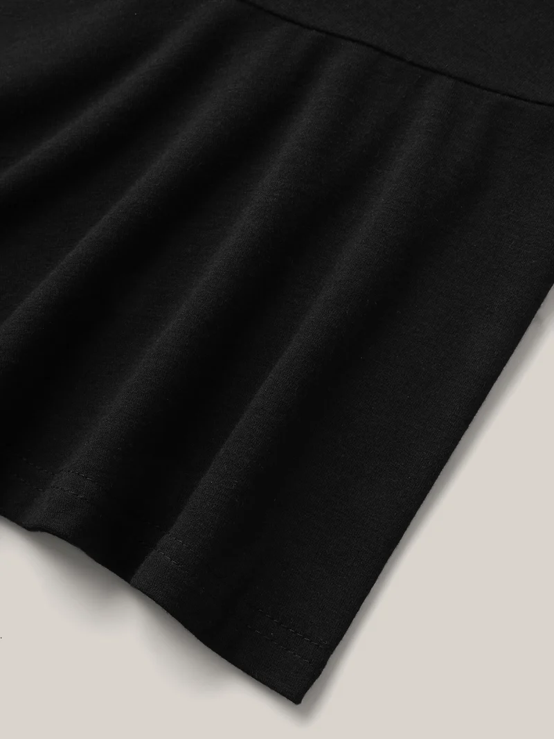 Stretchy Ruffled Hem Cropped Pants