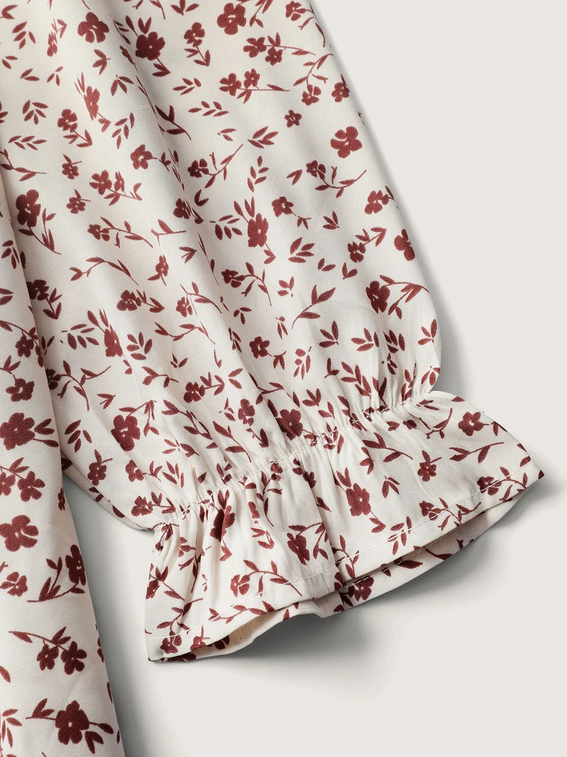Bowknot Detail Stretchy Waist-Defining Midi Dress
