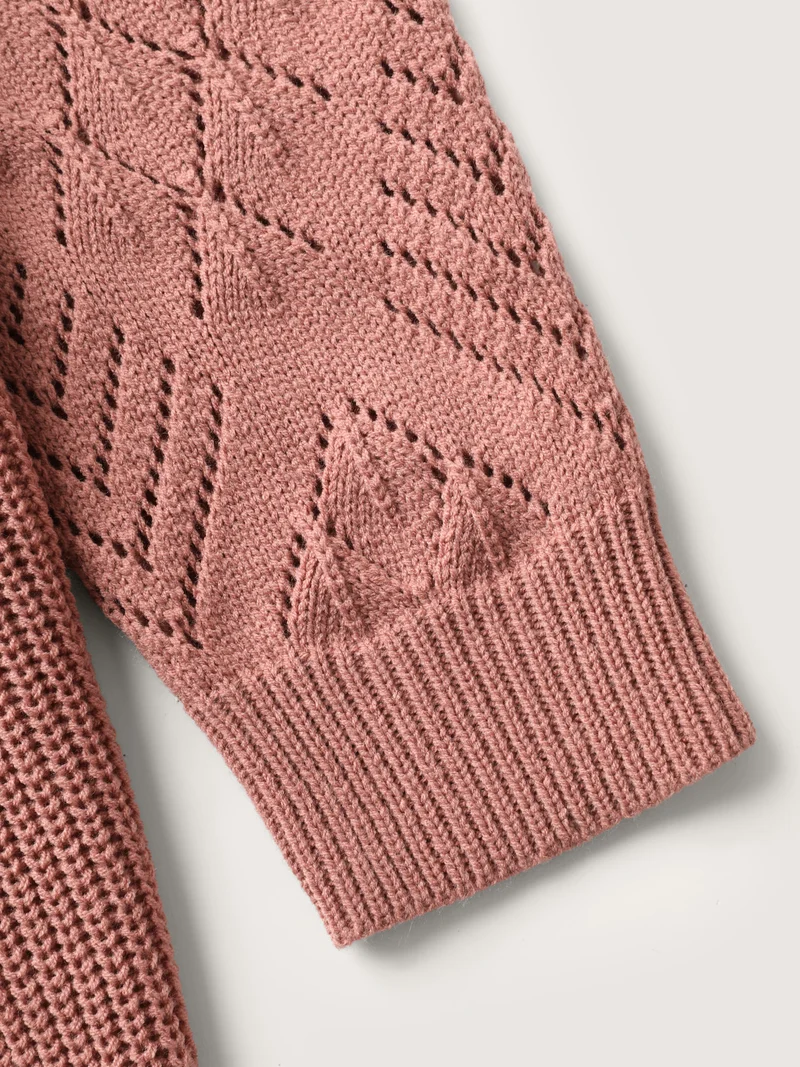 Tissue Textured Hooded Cut-Out Pullover