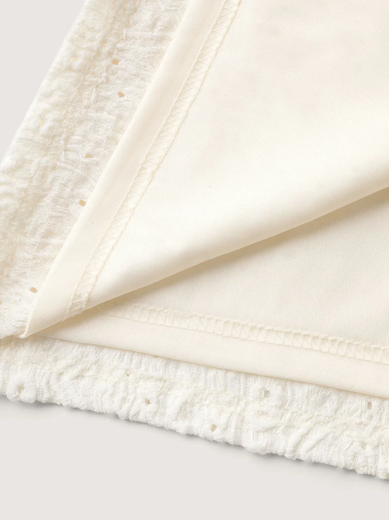 Textured Pleated Front Button Tank Top