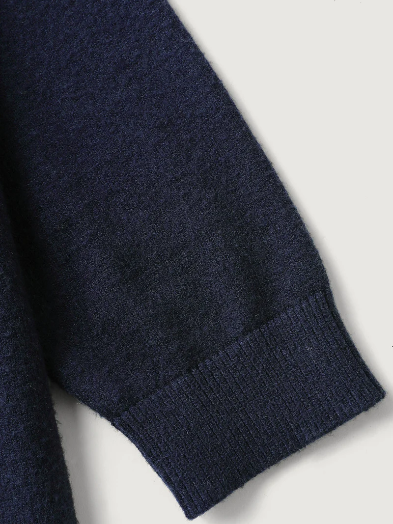 Supersoft Fair Isle Yoke Color Contrast Pullover