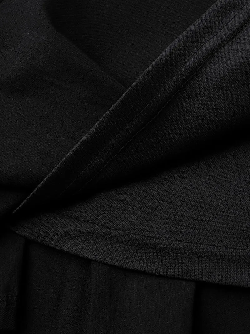 Pleated Built-In Shorts Mini Skirt