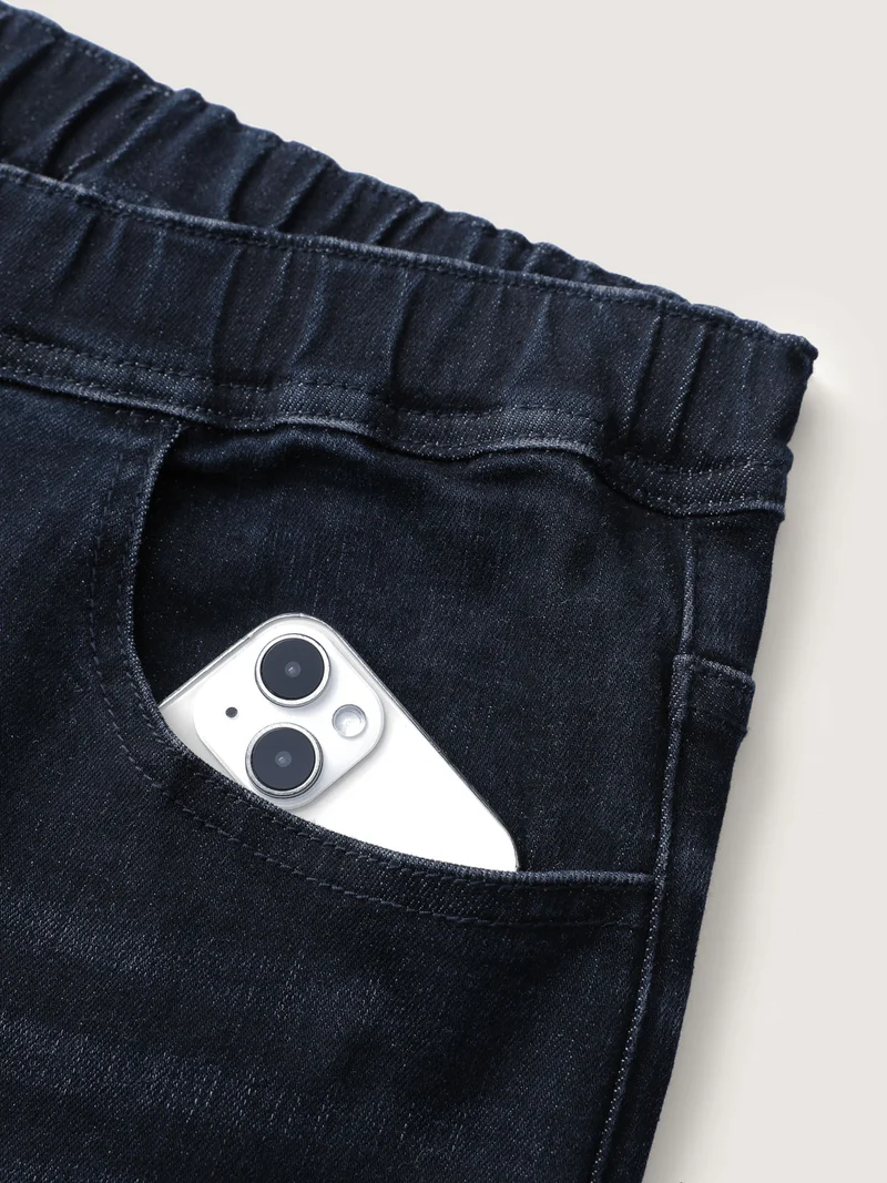 Super Stretchy Bootcut Mid-Rise Jeans