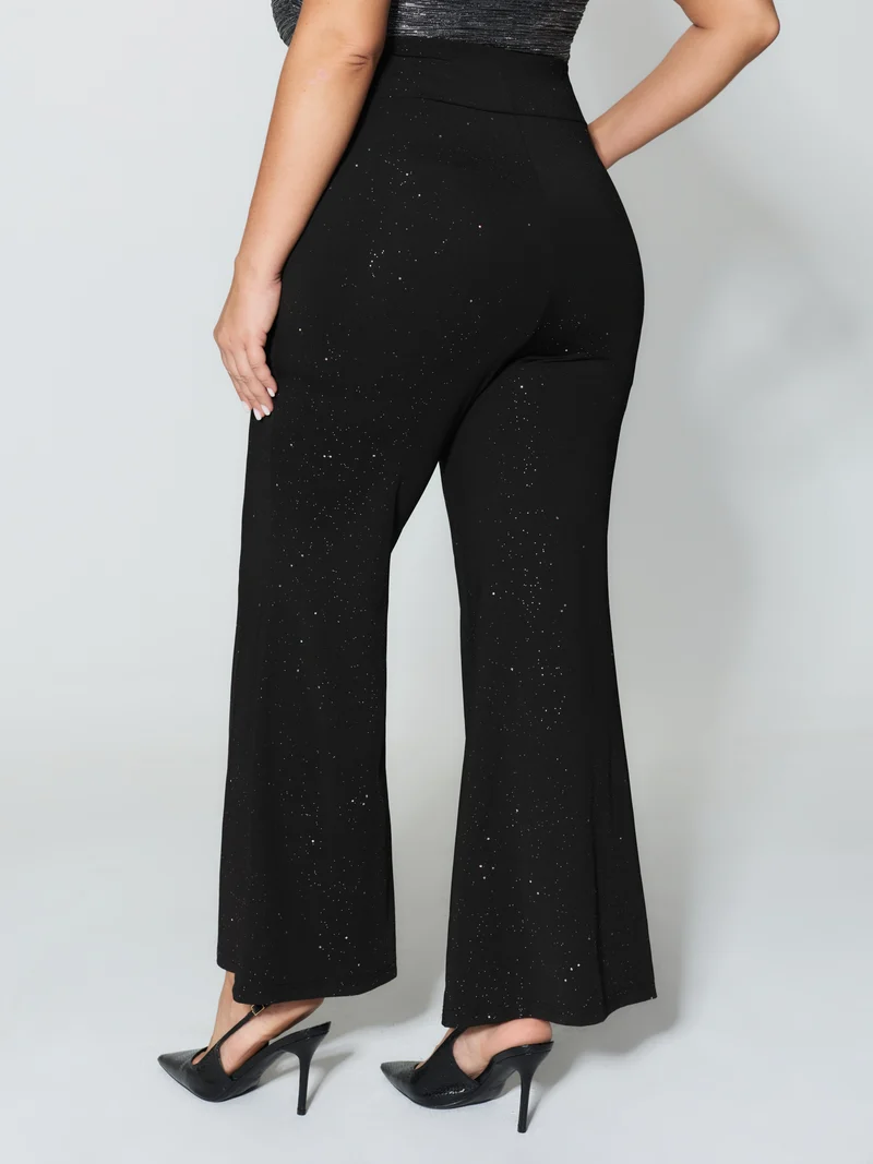 Sequin V-Shaped Waistband Pants