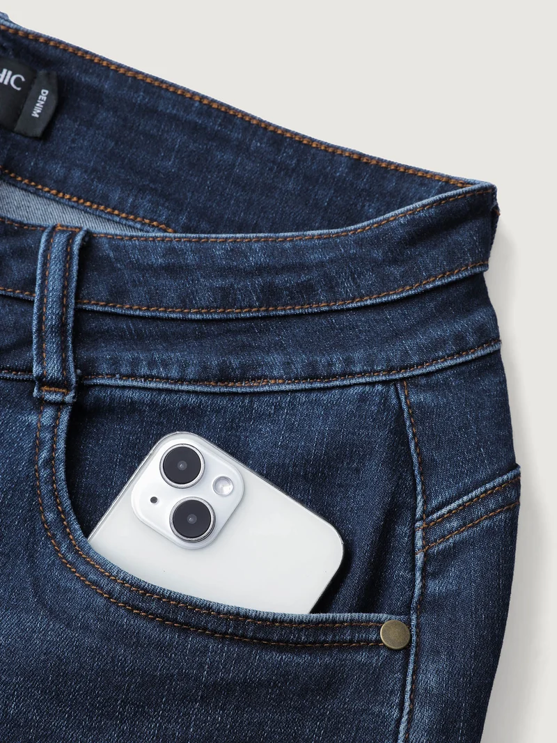 Stretchy Mid-Rise Bootcut Jeans