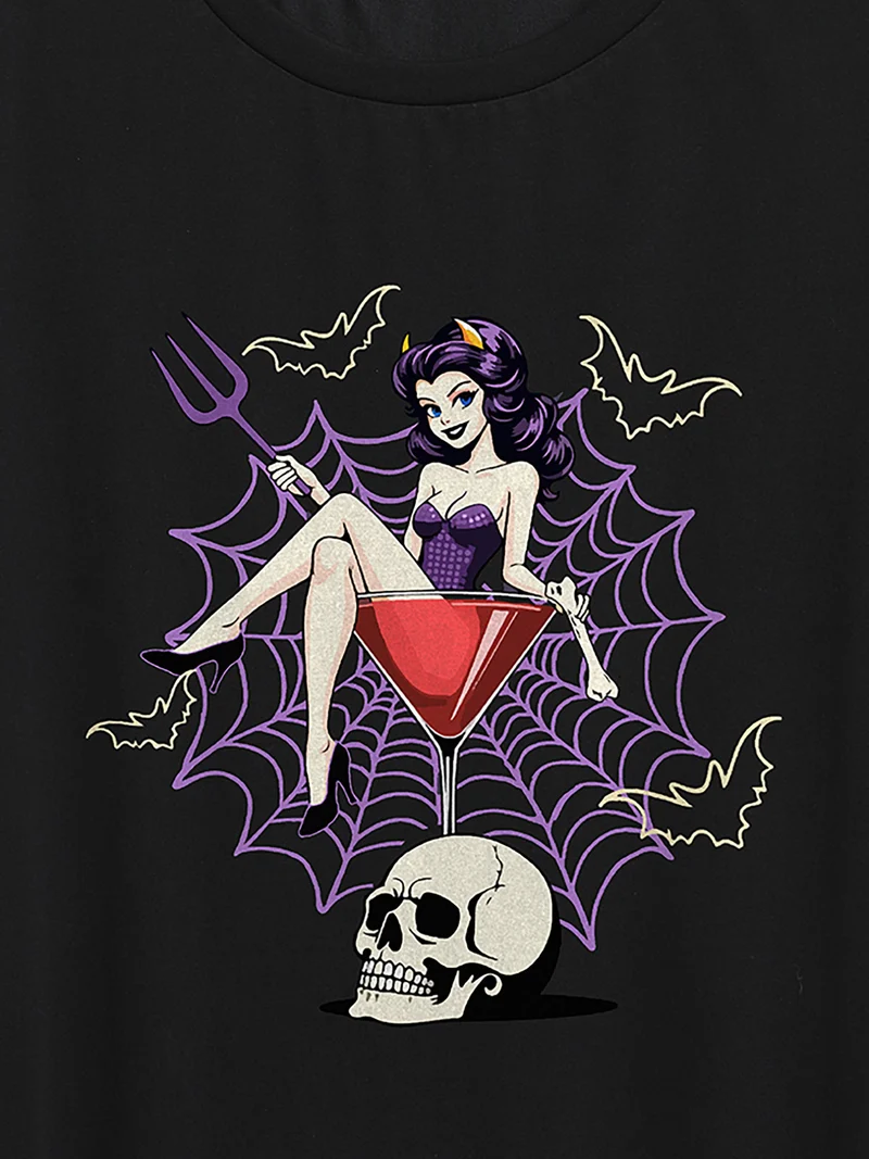 Wicked Witch Round Neck T-Shirt