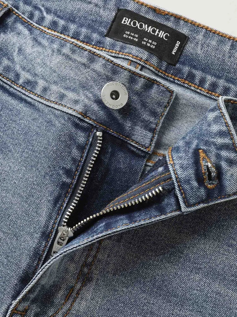 Sand Wash Bootcut Mid-Rise Jeans