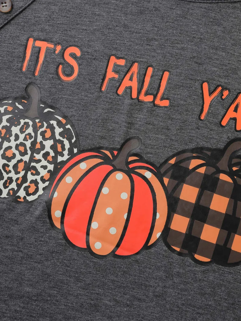 It's Fall Y'all Print T-Shirt